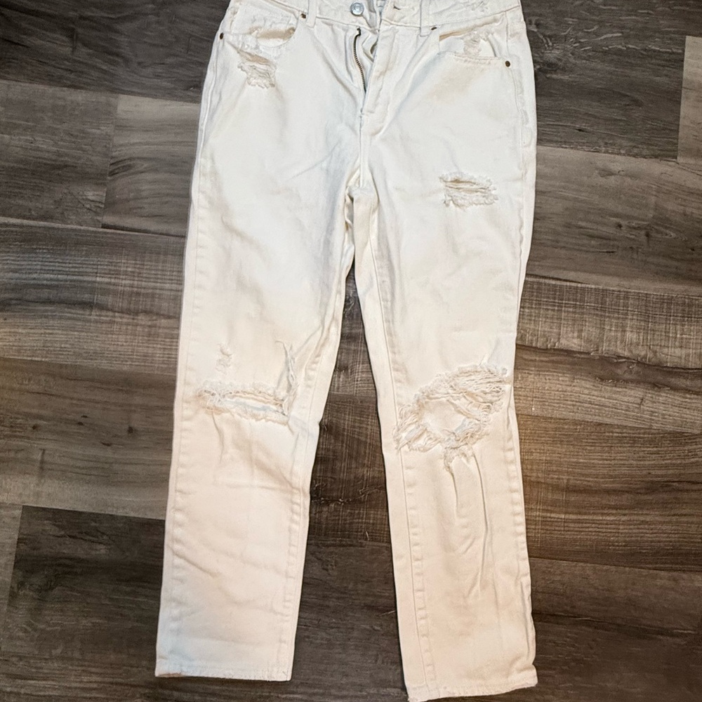 PacSun White Straight Jeans Classic Style